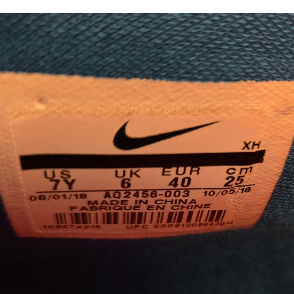 Nike Kyrie 5 "Just Do It"  Black Volt Hyper Pink Youth Size 7 - Picture 4 of 11